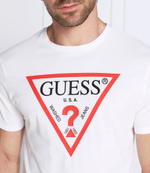 футболка tri logo GUESS - белый(M2GI68 KBA60)