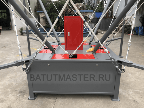 Батут-банджи «Полёт 2», 4-местный, 6×6×6 м