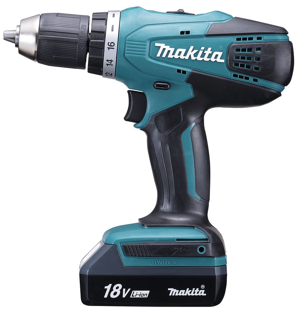 Аккумуляторная дрель-шуруповерт Makita DF457DWE