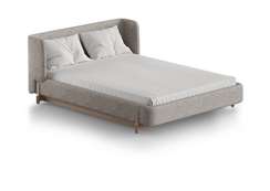 Кровать Basic спальное место 140*200 см (бежевый, рогожка)