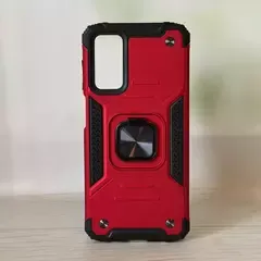 Противоударный чехол Strong Armour Case с кольцом для Samsung Galaxy M23 5G (Красный)