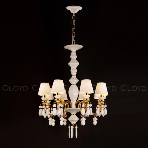 Люстра Cloyd LOTTIE-C C8 / Ø62 см- белая керамика (арт.11219)