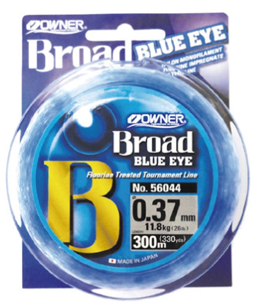 Леска Owner Broad Blue Eye 0,30мм 300м