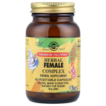 Solgar, травяной комплекс для женщин, 50 растительных капсул