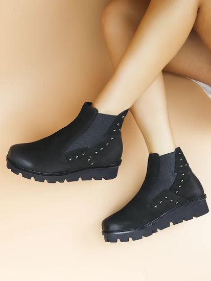 Женские полусапоги | 2790 (черный)