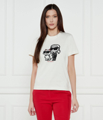 Футболка IKON SKETCH DUO Karl Lagerfeld - экрю(A1W17129)