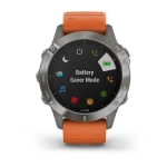 Смарт-часы Garmin Fenix 6 Sapphire, титановый, 010-02158-14