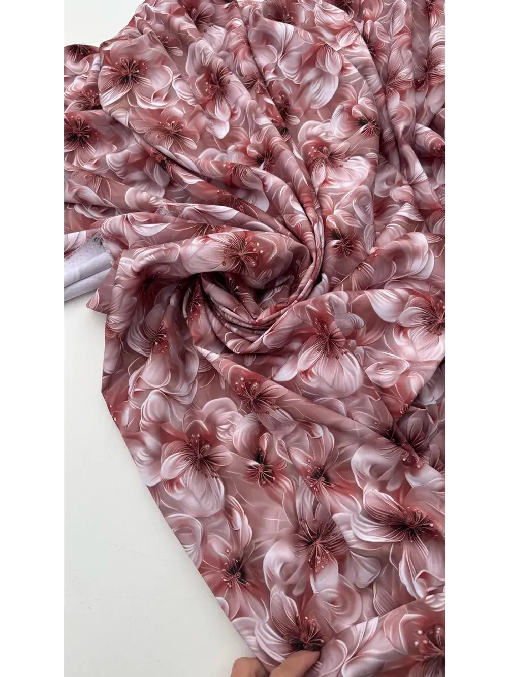 Ткань для шитья штапель вискоза принт 3д 3 метра