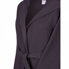 Гамлет (антрацит) S Мужской Халат с капюшоном