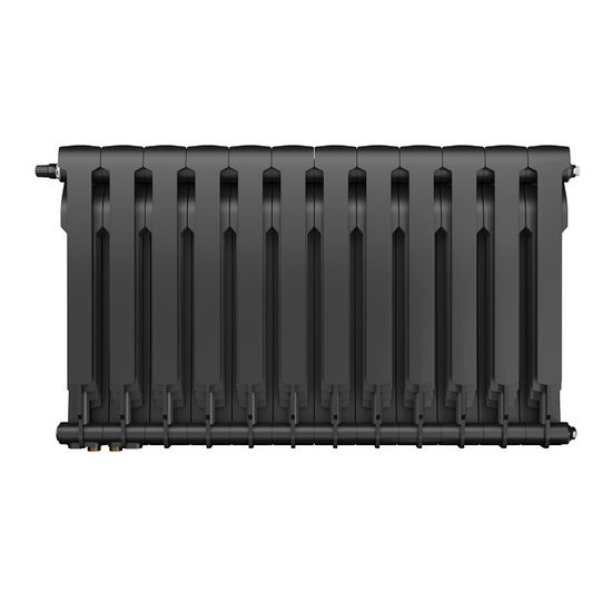 Радиатор Royal Thermo BiLiner 500 VDR Noir Sable - 12 секций нижнее подключение (правое)