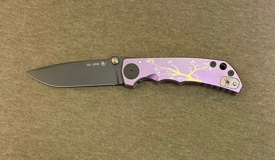 Складной нож Spartan Blades SHF CHERRYBLOSSOM SB/SF5CHERRYBLOSSOM c клинком из стали CPM-S45VN, рукоять титан