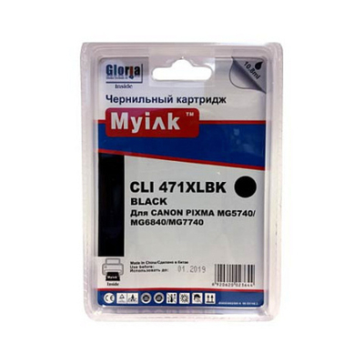 Картридж MyInk, аналог CANON CLI-471 XLBK для PIXMA MG7740/6840/5740 Black