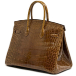 Сумка Hermes из кожи крокодила 35 см