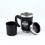 Термокружка 2 в 1 «Принцип мужчины», 600 мл