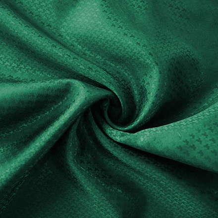 Ткань подкладочная Жаккард, шир. 145 см, 90 гр/м2, вискоза 45%, п/э 55%, зелёный
