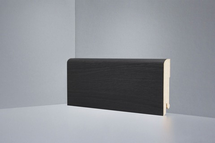 Плинтус напольный дуб тёмный МДФ B202-16 Deartio / Ликорн 80x16x2050 мм