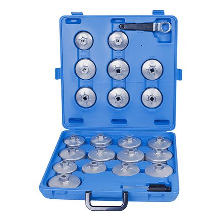 Цена на МАСТАК (103-40023C) Набор съемников масляных фильтров, 23 предмета