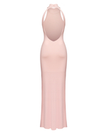 Платье ESSENTIAL с открытой спиной, розовый