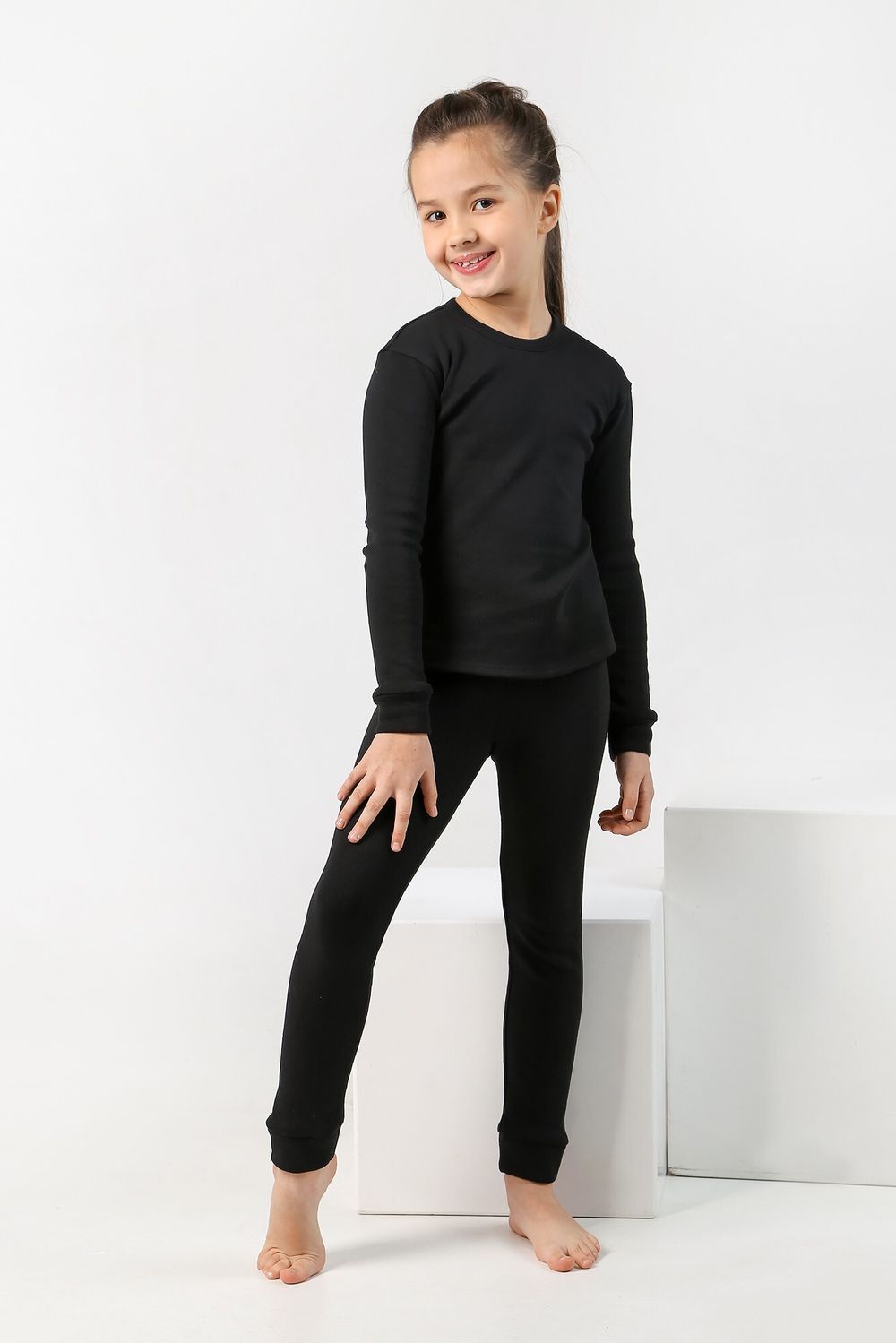 Костюм для девочки Норд-5 Виотекс ЧЁРНЫЙ