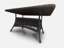 Обеденный стол из искусственного ротанга МЭДИСОН НЬЮ «MEDISON NEW» — Dark_brown