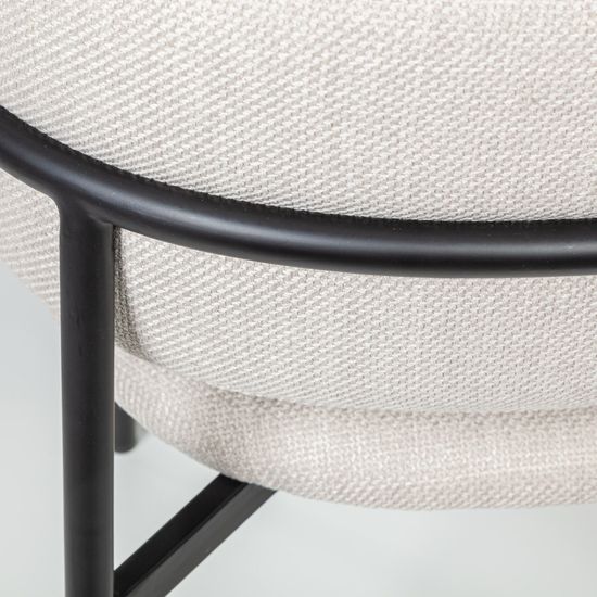 Стул Adele, ткань, светло-серый