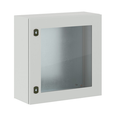 Корпус навесной уличный ST Outdoor с М/П с прозрачной дверью ВxШxГ 600x600x250 мм, IP66