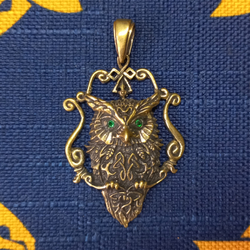 Подвеска. Филин (камни)