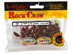 Мягкая приманка Lucky John ROCK CRAW 2.0in (51 мм), цвет S14, 10 шт.