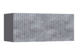 Тумба навесная №2 "Оливия" (графит/мрамор глянец), МФ Миф