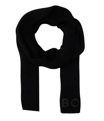 Хлопчатобумажная шаль BOSS BLACK - черный(50497861)