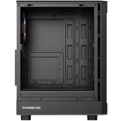 Корпус для компьютера Powercase Mistral PA5B, Tempered Glass, 4x 120mm FRGB Fans, чёрный, ATX (CMOAB-L4)