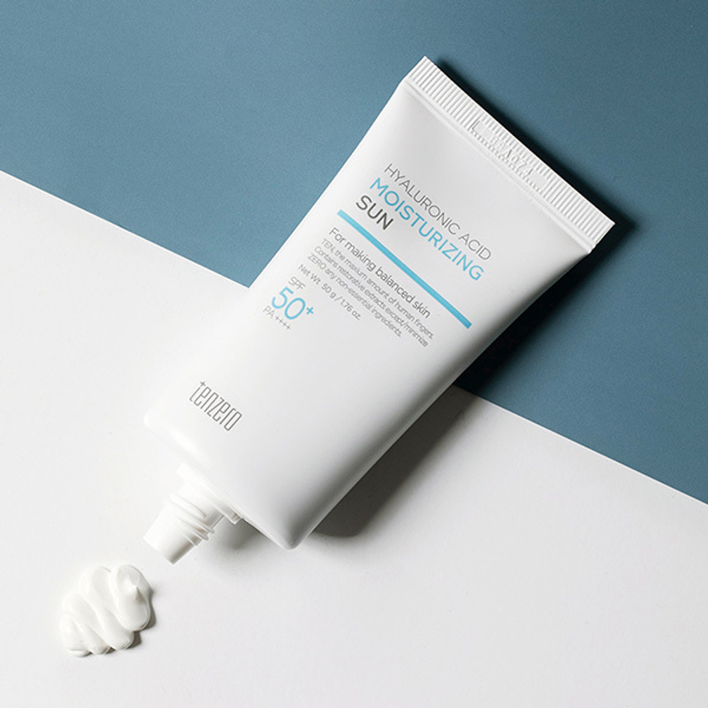 Увлажняющий солнцезащитный крем с Гиалуроновой кислотой SPF50+ PA++++ Tenzero Hyaluronic Acid Moisturizing Sun 50г