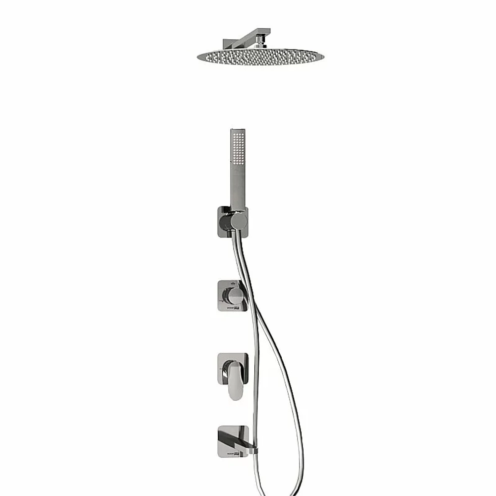 Душевая система WasserKRAFT Weida 3100 SET2840 хром