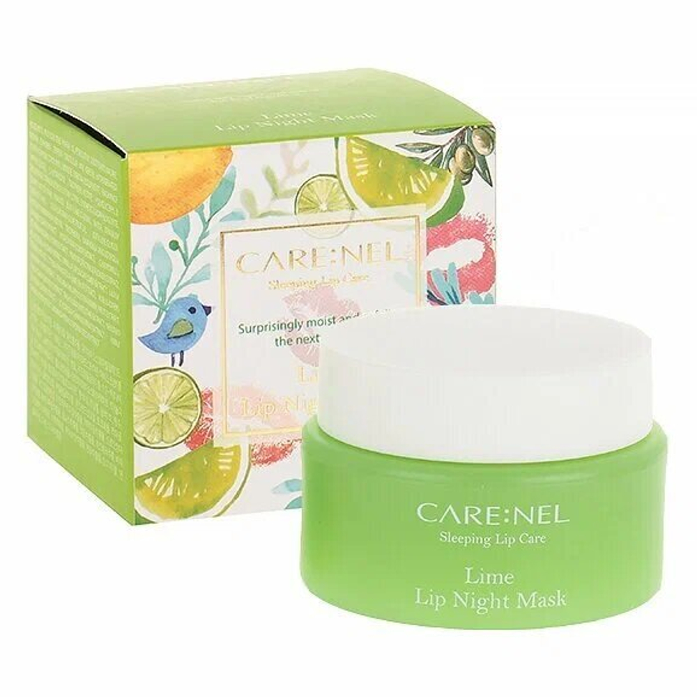 Ночная маска для губ CARE Nel Sleeping Lip Care, с ароматом лайма