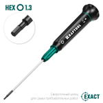 Precision отвертка для точных работ HEX1.3, KRAFTOOL
