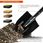 ЛОПАТА ШТЫКОВАЯ ВИХРЬ МЕТАЛ.ЧЕРЕНКОМ 73/7/1/6