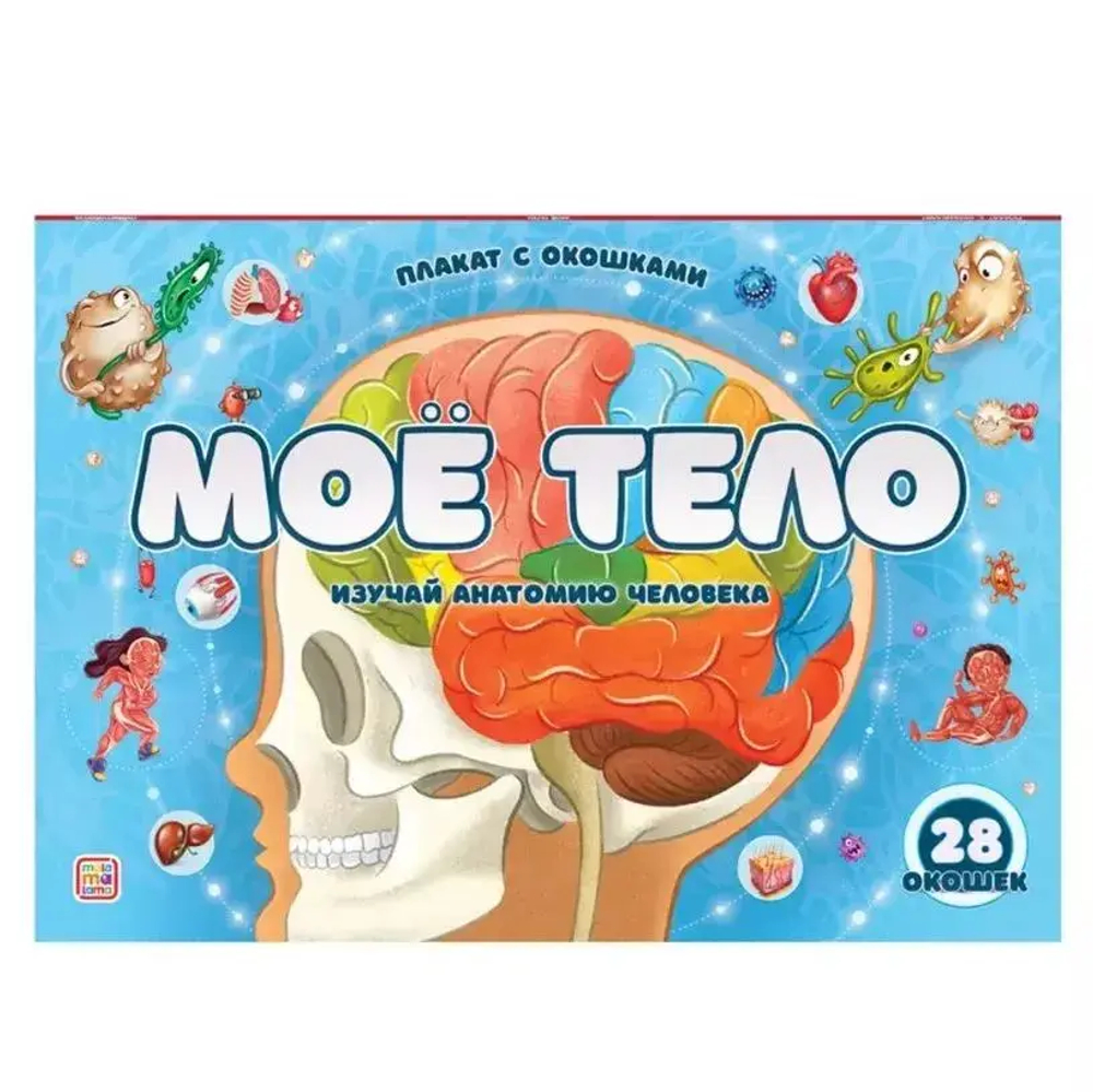 Плакат с окошками