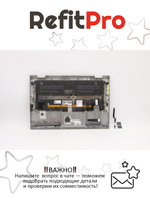 Верхняя панель с клавиатурой (топкейс) для ноутбука Lenovo X1 Yoga 3rd Gen раскладка - русская, с подсветкой, серая, с отпечатком пальца (01YN886), оригинал