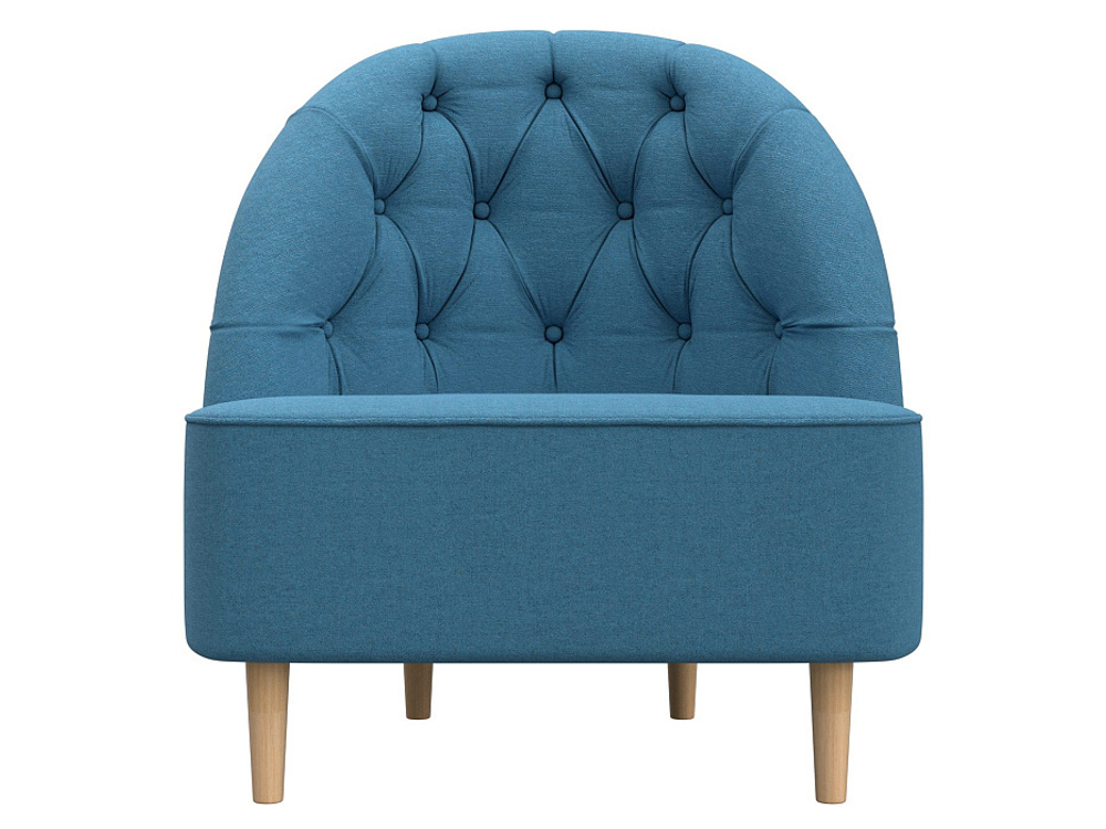 Кресло Амиса, Амур 10 голубой, Рогожка, 126019