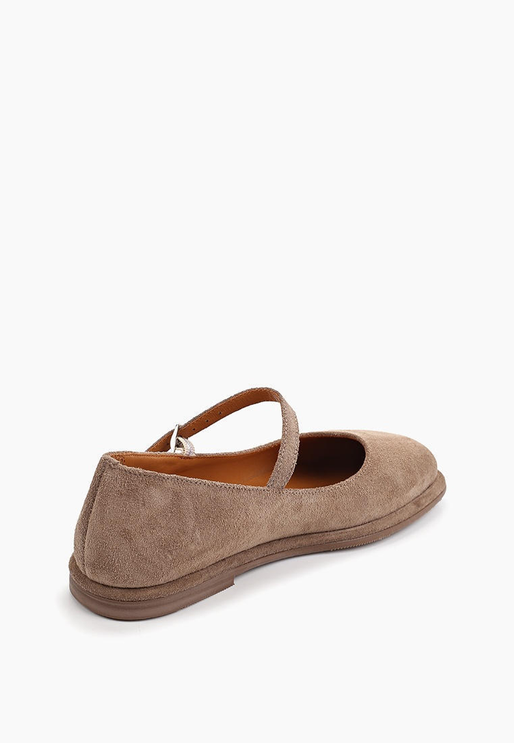 Туфли // Mary Jane Wide // Beige // Suede