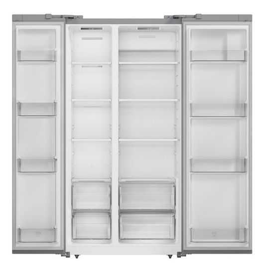 Холодильник Hyundai CS6503FV черное стекло