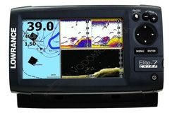 Картплоттер-эхолот Lowrance Elite-7 CHIRP (50/200+455/800kHz)