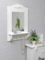 Зеркало настенное с полкой "Прованс"