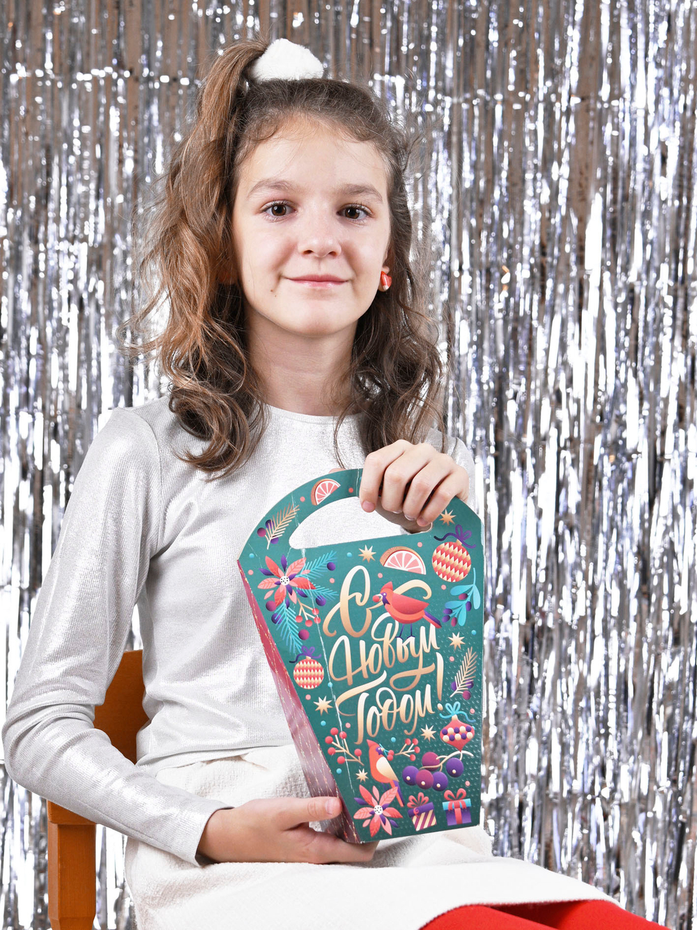 Сладкий новогодний подарок "Изумрудные сладости" 550гр