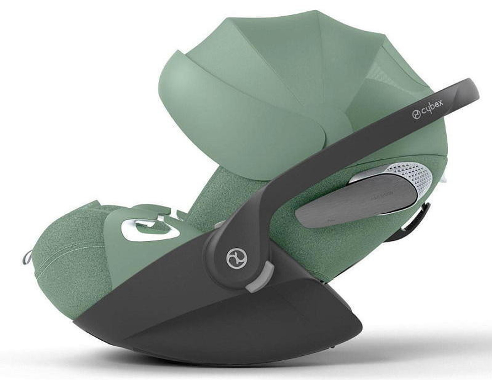 Коляска Cybex Balios S Lux TPE complete Cloud T Leaf Green Plus 3 в 1 Seashell Beige с дождевиками