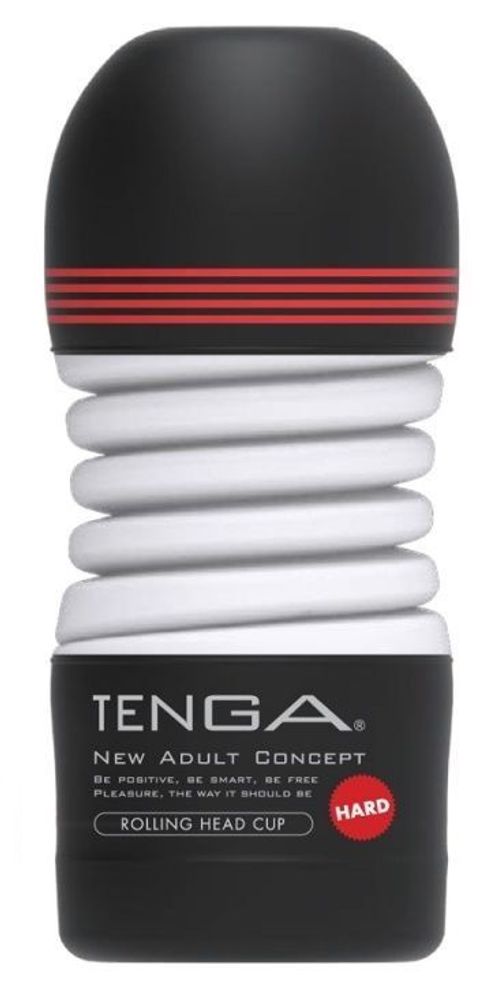 Мастурбатор TENGA Rolling Head Cup Hard (Цвет: черный)