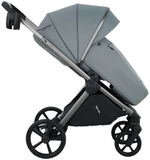 Детская коляска Pituso Teffy 3 в 1 с автокреслом Santiso Pro Black Blue Tea/Graphite