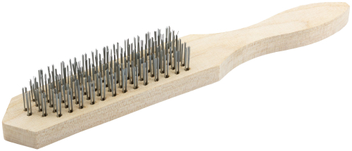 Щетка 4- ти рядная металл с деревянной ручкой SPARTA