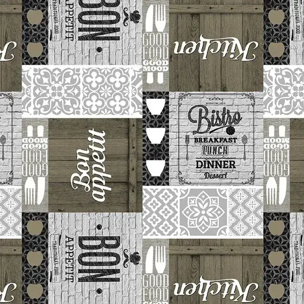 Клеенка с ПВХ 1,5*20 м на нетканной основе Мажор