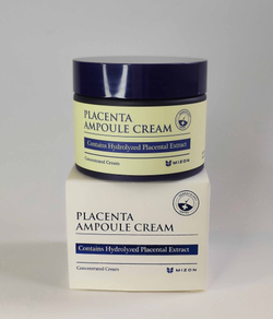 Крем для лица с плацентой MIZON Placenta Ampoule Cream, антивозрастной 50мл
